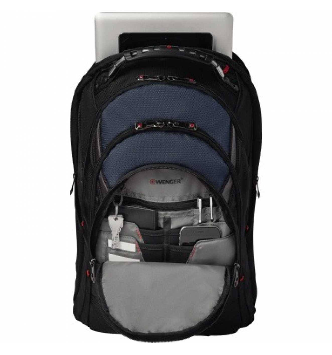 Wenger Businessrucksack Ibex 600638 17Zoll schwarz/blau/grau-1