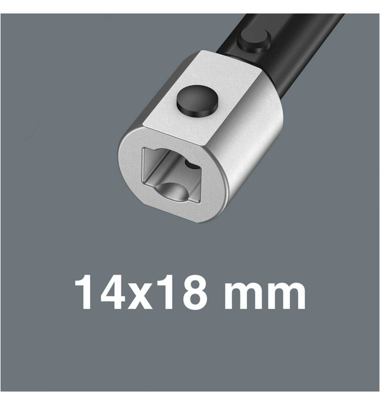Wera Click-Torque X 4 Drehmomentschlüssel für Einsteckwerkzeuge, 40-200 Nm, 14x18 x 40-200 Nm-2