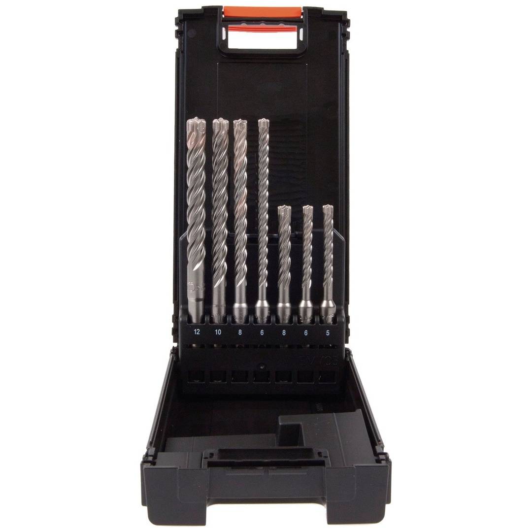 Projahn Hammerbohrer Rocket 5 SDS-plus 7-tlg. 5 - 12 mm in ABS Kassette-0