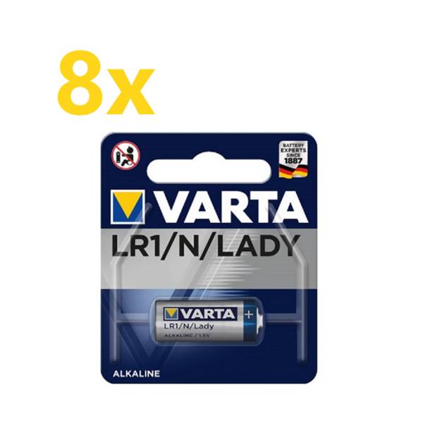 8x Varta Professional Electronics 4001 Lady Batterie 1er Blister