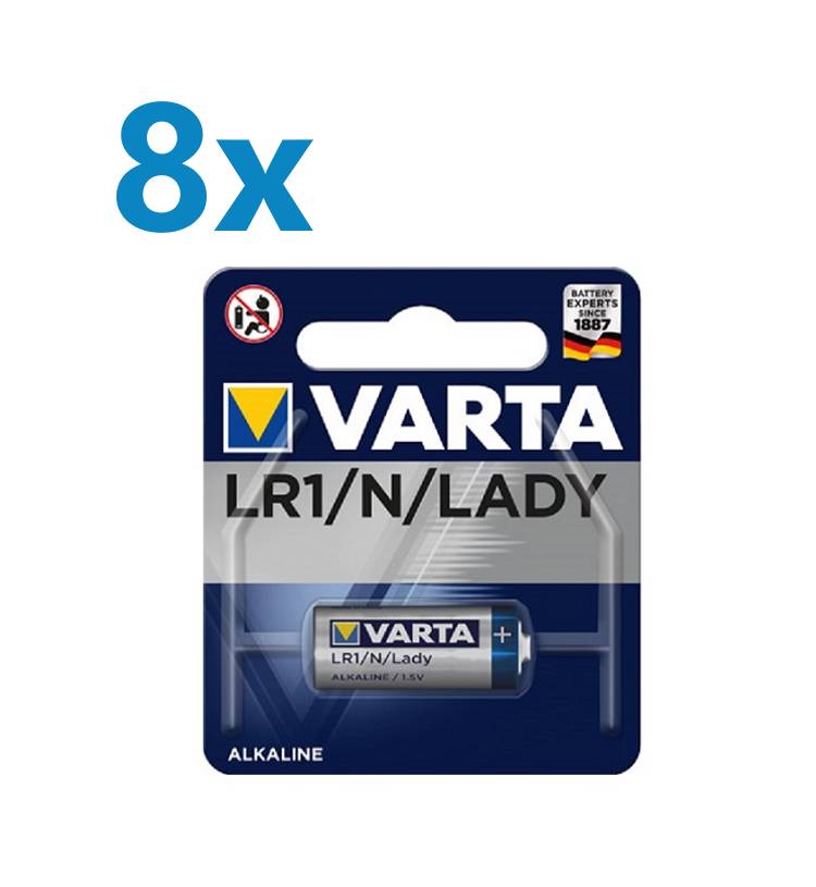 8x Varta Professional Electronics 4001 Lady Batterie 1er Blister-1