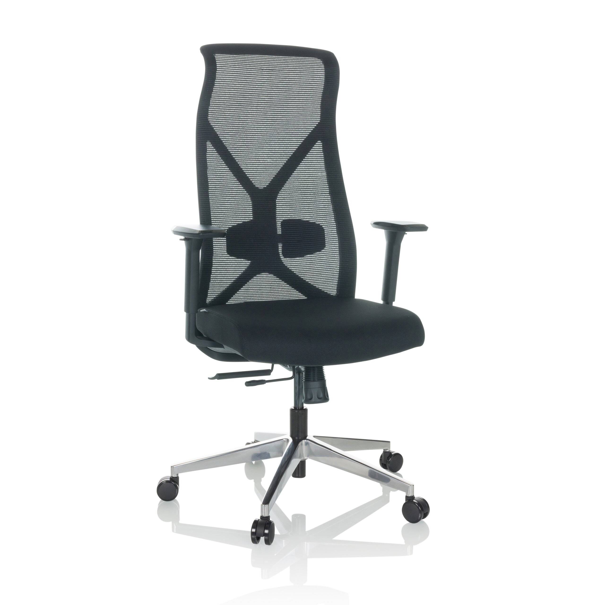 Drehstuhl Bürostuhl AZURRO B Netzstoff Stoff schwarz hjh OFFICE-0