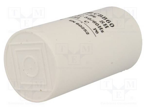Kondensator: für Motoren, Betrieb  40uF  450V  Ø48x93mm  -25÷70°C CBB60A-40/450 Kondensatoren für Motoren