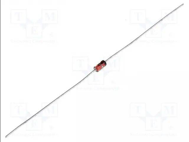 Diode: Gleichrichter THT 100V 0,3A Band Ifsm: 2A DO35 Ufmax: 1V 1N4148 Universaldioden THT-0