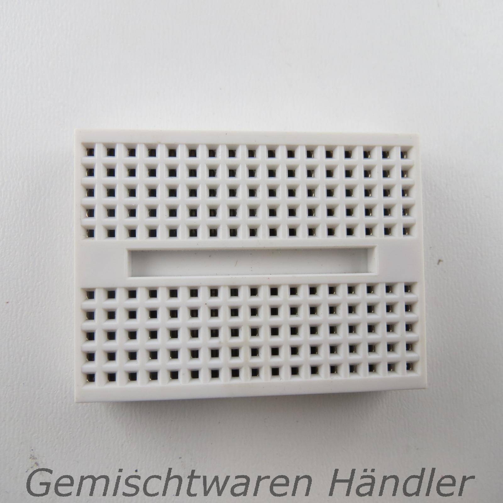 Breadboard weiß RM2,54 x 170 Steckboard Experimentierboard Jumperwires Board-0