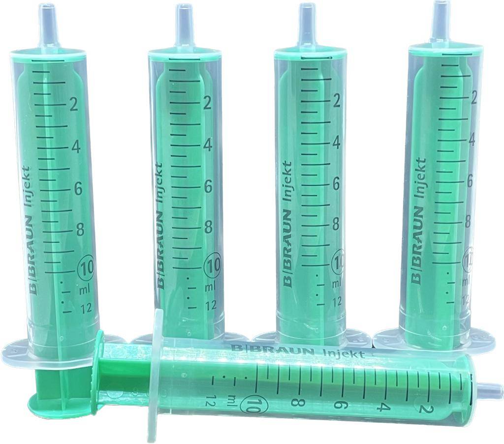 5 Stück 10ml medizinische Einwegspritze B. Braun Spritze basteln Einmalspritze-0
