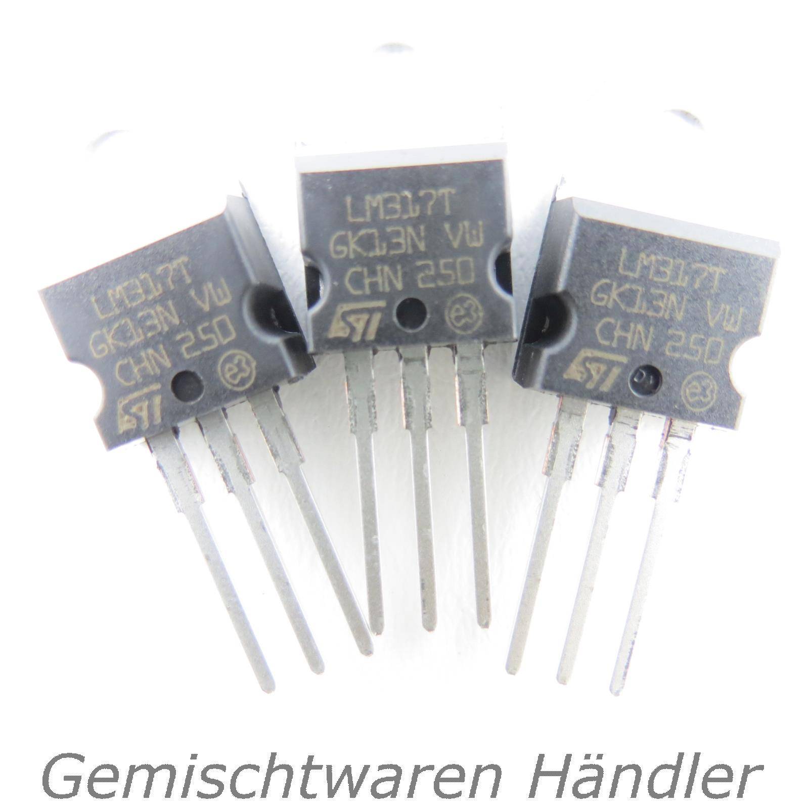 3x LM317T einstellbarer Spannungsregler variabel 1,2-37V / LM317-0
