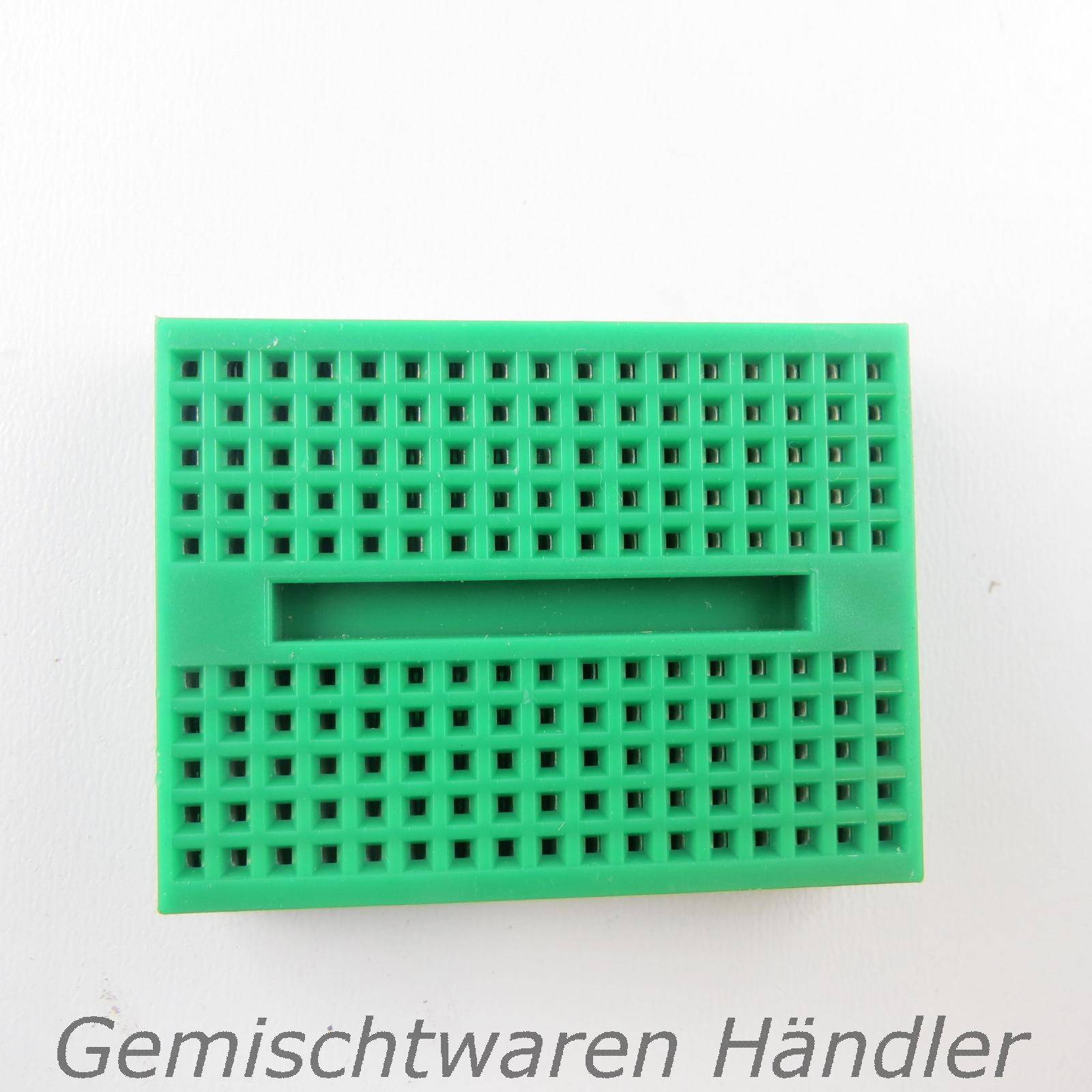 Breadboard grün RM2,54 x 170 Steckboard Experimentierboard Jumperwires Board-0