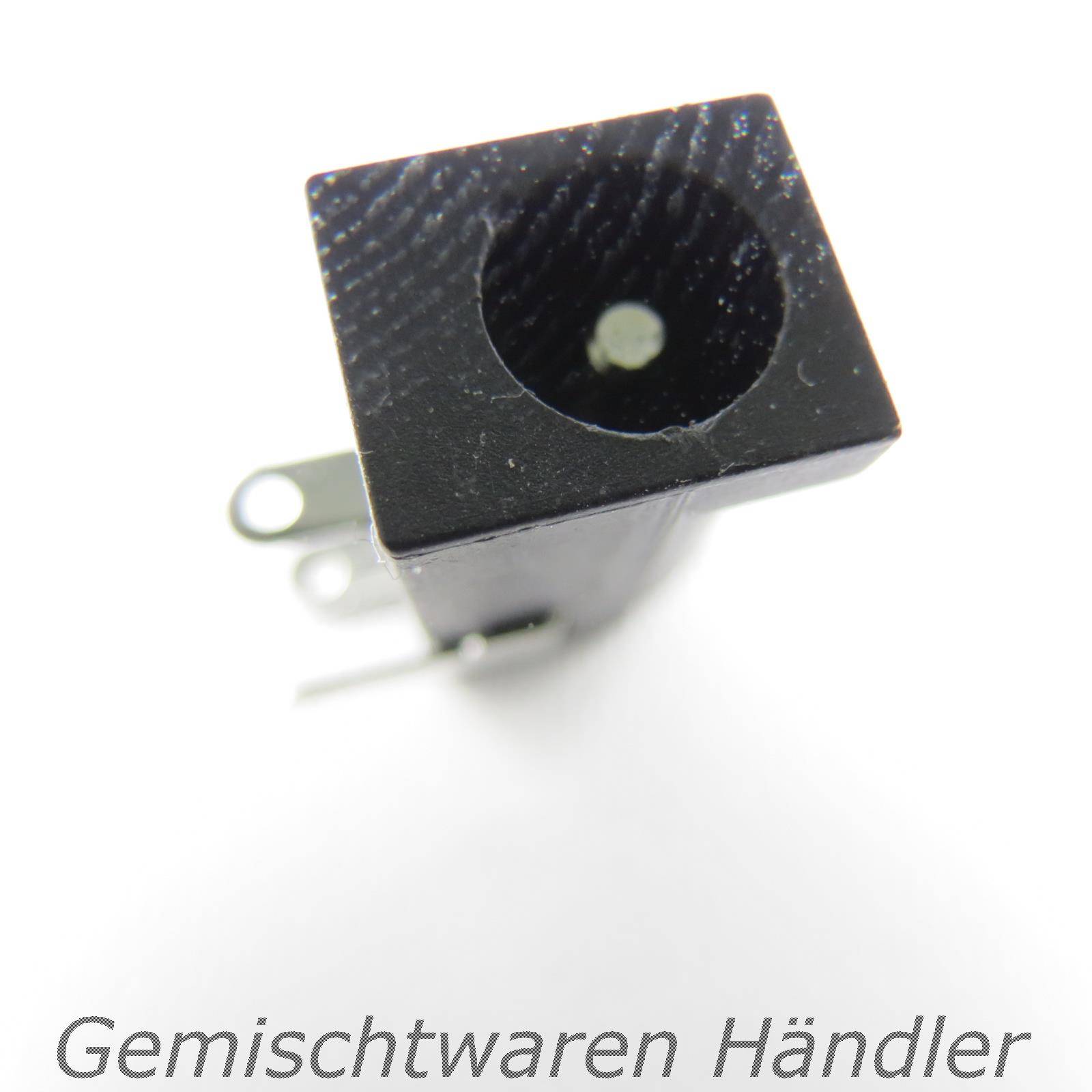 DC-005 2,1 x 5,5 mm schwarz Einbau Hohl Buchse z.B. für 5V 12V 24V Netzteil-0