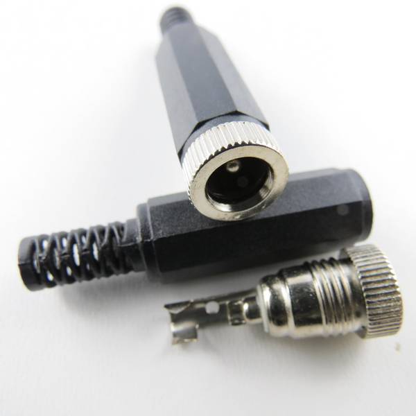 Hohlsteckerbuchse DC männlich male 5,5 2,1 mm Buchse Adapter plug Stecker Power