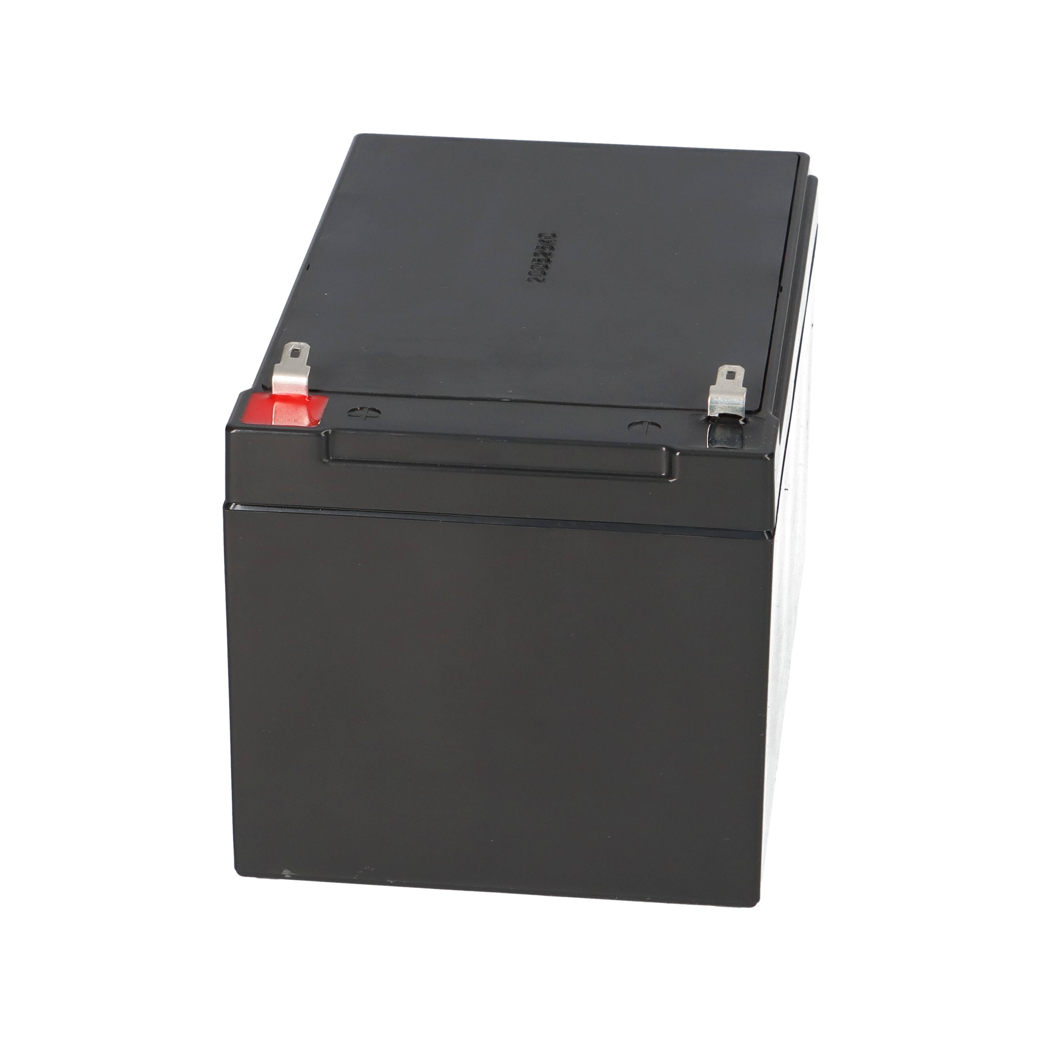 Kung Long WP12-12 F1 12V 12Ah AGM Akku VdS – passend für Panasonic LC-RA1212PG-4