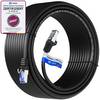 hb-digital Patch Kabel 40m CAT 6a für Außenbereich S/FTP PVC PE