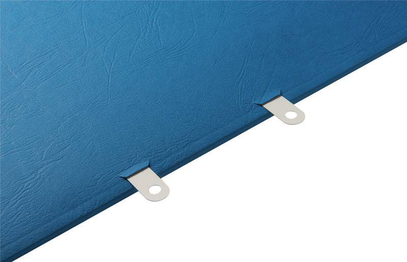 SoldanPlus Thermo-Bindemappen BASIC, Lederstruktur/PVC-Deckel, Rückenbreite 1,5, dunkelblau-0