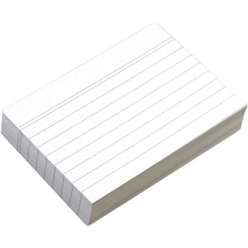 Karteikarten A7 liniert 180g/qm weiß VE=100 Stück-2