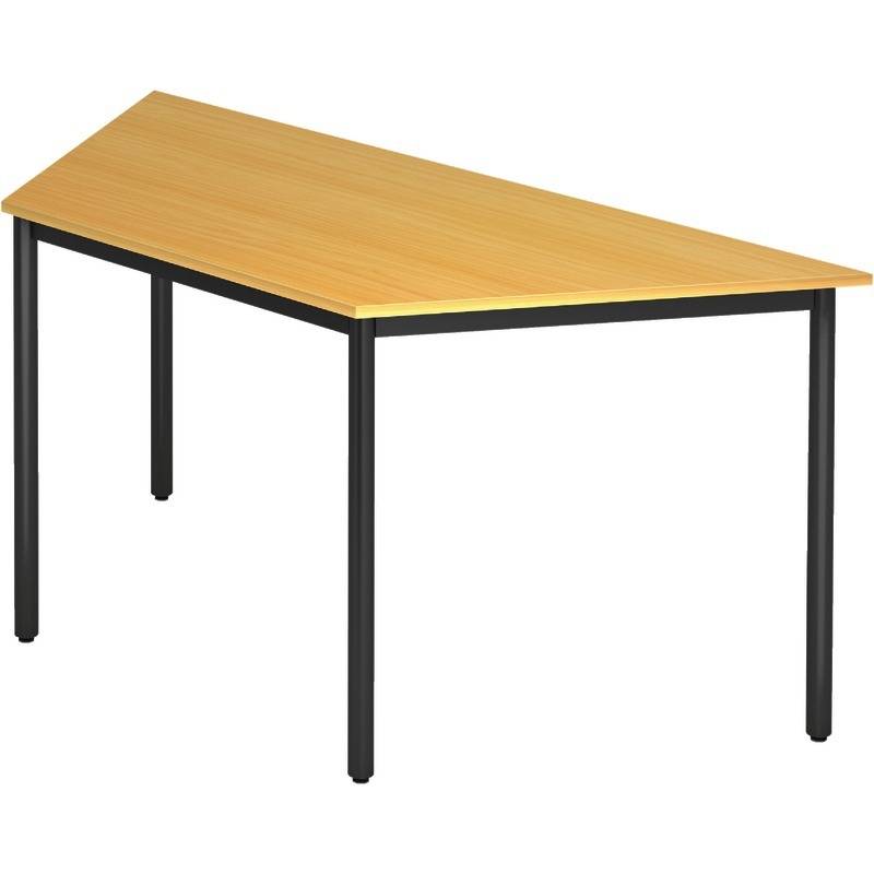 Trapeztisch 1600x693x720 Buche/schwarz DR - Artikel: 7830780554-0