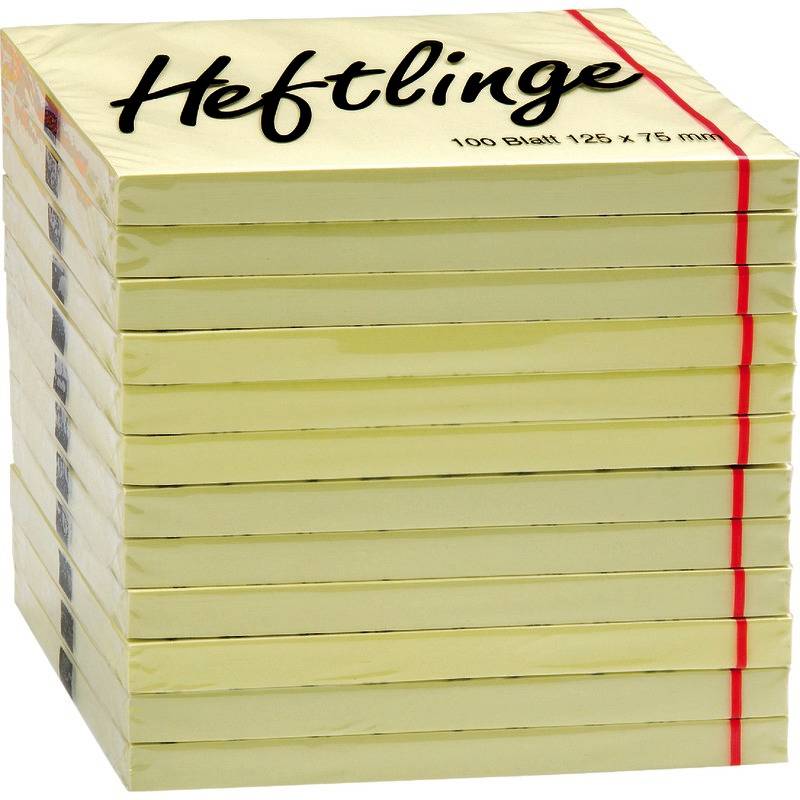 SoldanPlus Haftnotizen 125 x 75 mm, gelb-0