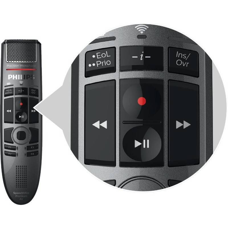 PHILIPS SpeechMike Premium Air SMP 4000 mit Drucktasten-0