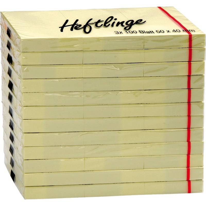 SoldanPlus Haftnotizen 50 x 40 mm, gelb-0