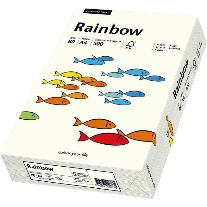 PAPYRUS Multifunktionspapier Rainbow, A4, 80 g/qm, naturweiß-1