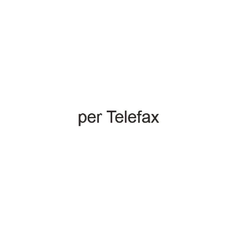 SoldanPlus Holzstempel "per Telefax"