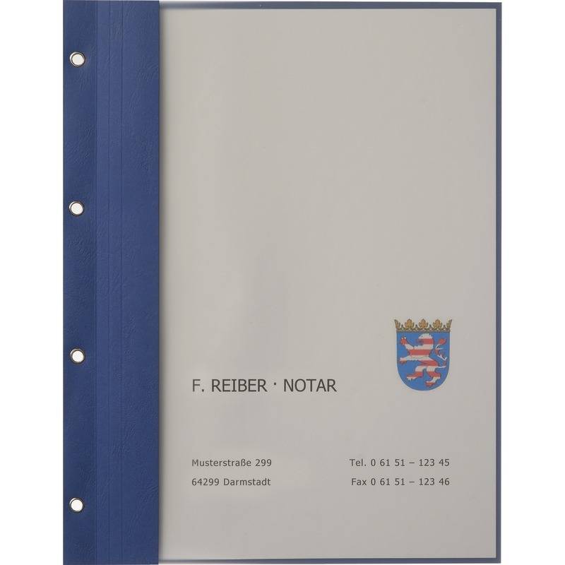 SoldanPlus Ausfertigungshefter mit Mattfoliendeckel, königsblau-0