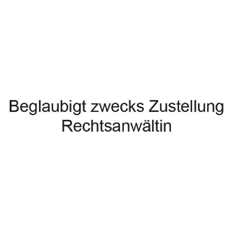 SoldanPlus Holzstempel "Beglaubigt zwecks Zustellung - Rechtsanwältin"-0