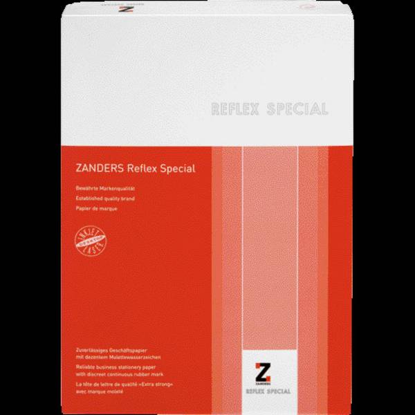 Hartpost-Papier Reflex Special mit Wasserzeichen, DIN A4, 80 g/m², Pack: 500 Bla