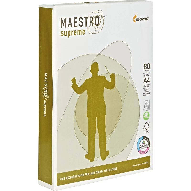 Kopierpapier MAESTRO Supreme, DIN A4, 80 g/m²-1