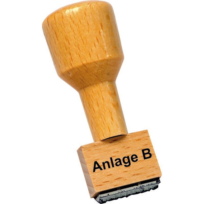 SoldanPlus Holzstempel "Anlage B"-1