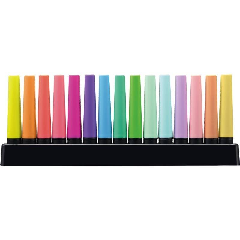 STABILO BOSS Textmarker ORIGINAL Pastel, 15er Tischset, farbig sortiert-1