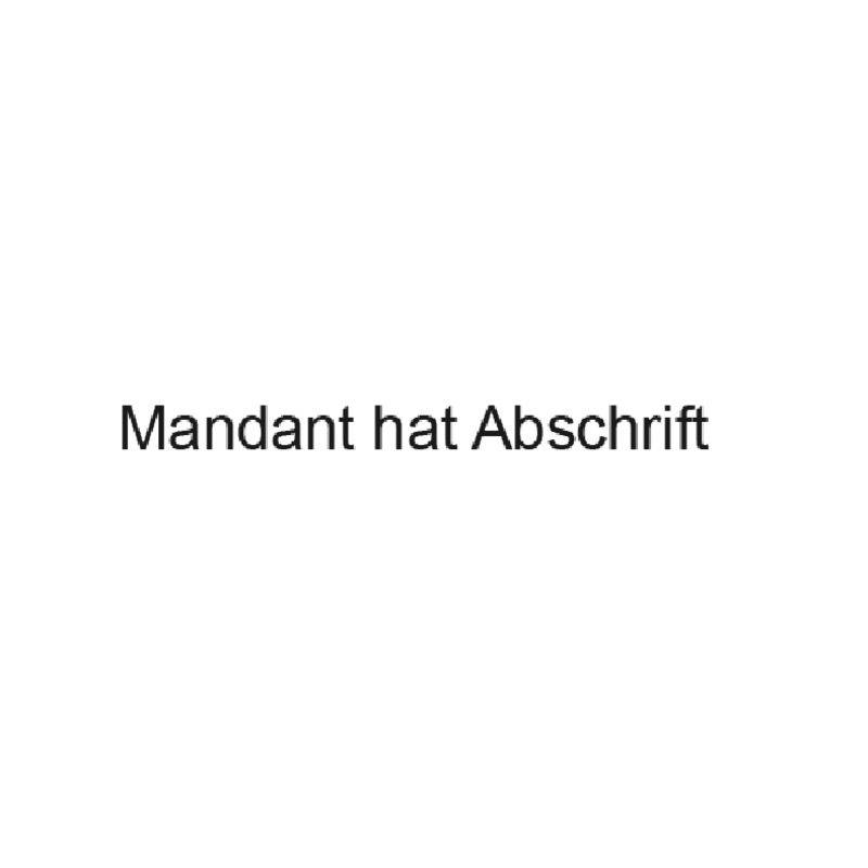 SoldanPlus Holzstempel "Mandant hat Abschrift"-0