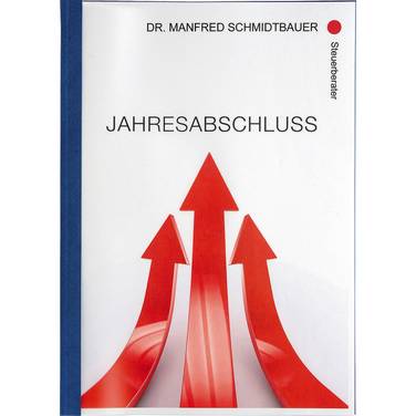 SoldanPlus Thermo-Bindemappen BASIC, Leinenstruktur/PVC-Deckel, Rückenbreite 1,5, dunkelblau