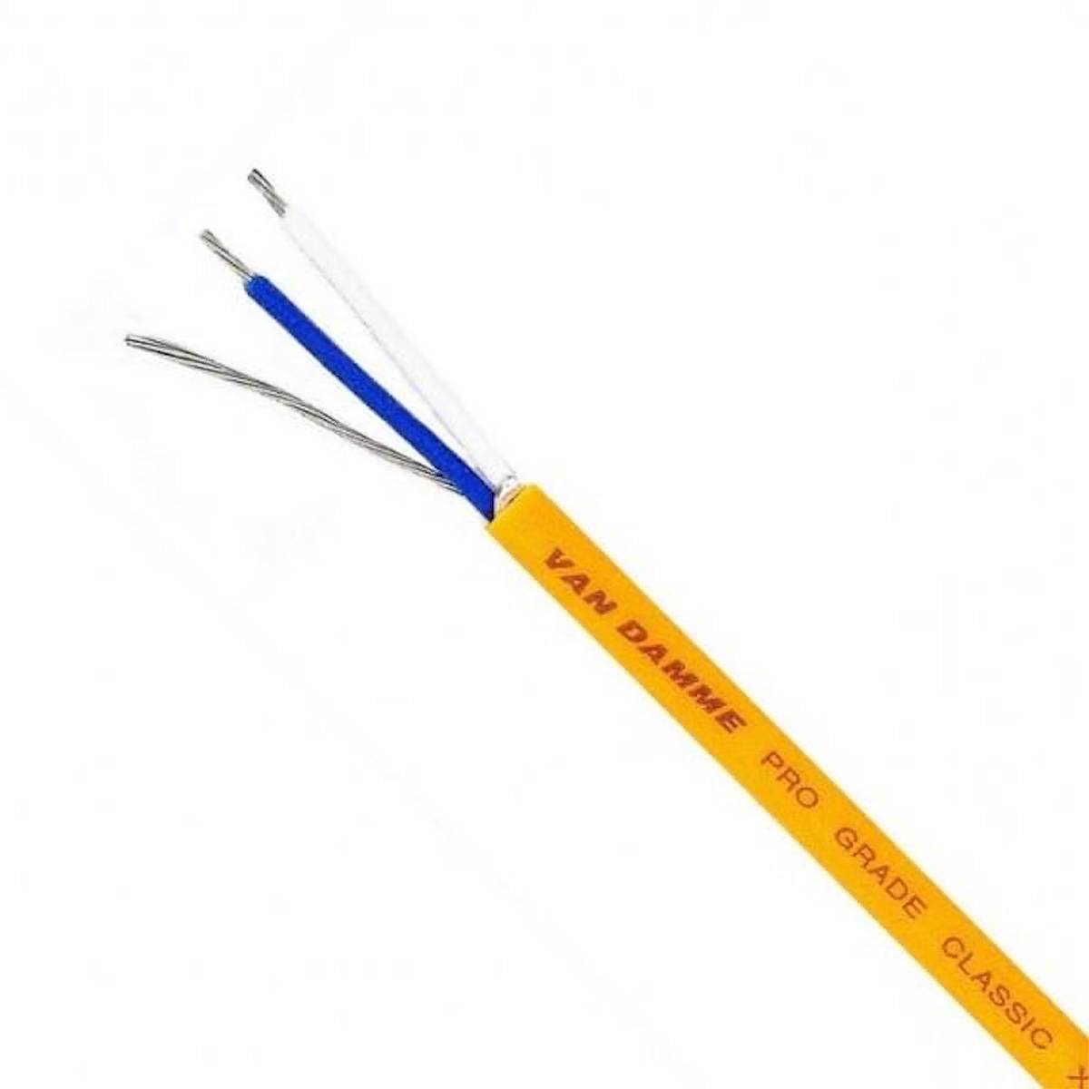 Van Damme XKE 1 Pair Install Rack- & Patchkabel Orange Meterware-0