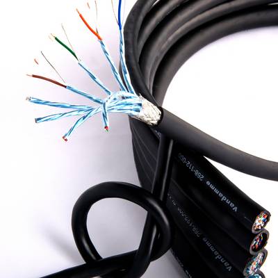 Van Damme Black Series Multicore 4 Pair Meterware-0