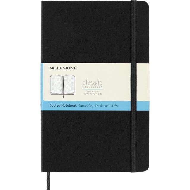 Notizbuch Large A5 Punktraster Hardcover 120 Blatt schwarz-4