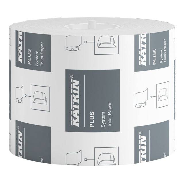 Toilettenpapier Plus System Toilet 800 - 2-lagig weiß 36 Rollen à 800 Blatt.-1