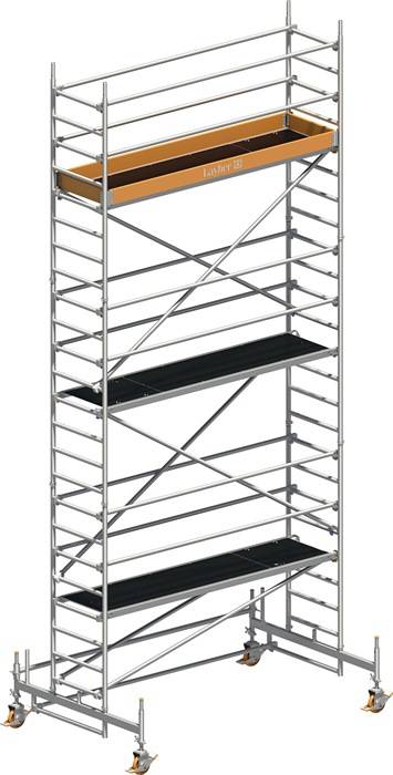 Fahrgerüst Uni Stand.P2 Arbeits-B750xL2850mm Alu.Gerüsthöhe 6580mm 2 kN/m²-0