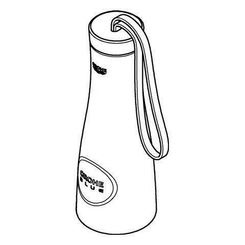Grohe Trinkflasche Blue Flasche aus Edelstahl Volumen 450 ml-4