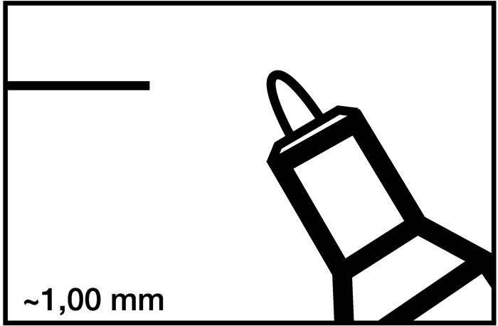Permanentmarker 400 grün Strich-B.1mm Rundspitze EDDING-3
