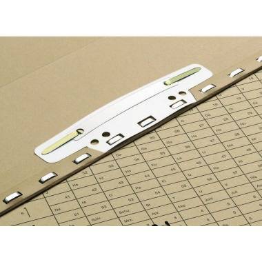 ELBA Einsteckheftstreifen 100551905 15x3,7cm PP weiß 25 St./Pack.-2