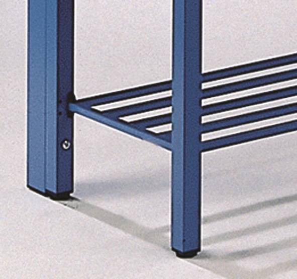 Umkleidebank Schuhrost 420x1000x353mm sgr/lgr - Artikel: 820020280-1
