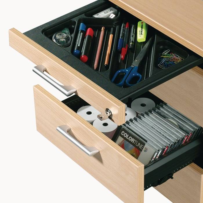 Rollcontainer Flex 438x565x600mm weiß - Artikel: 821007701-2