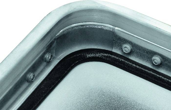 Aluminium-Transportbox für Akkus, BxTxH 600x600x250 mm, Gewicht 11,5 kg-2