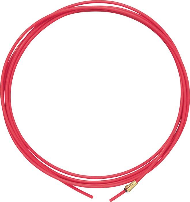 Drahtführungen 1-1,2mm 4m rot PTFE-Seele (Alu-Edelstahl-Ausführung) A.BINZEL-0