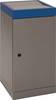 Wertstoffsammler 70l H850xB400xT380mm graualu-Struktur enzianblau verz.Eins.