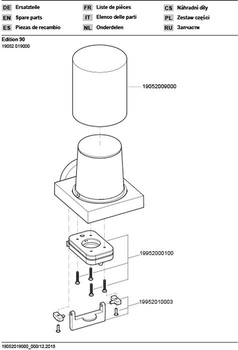 KEUCO Lotionspender Edition 90 19052, verchromt-3