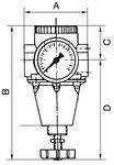 846100884,Konstant-Druckregler inkl. Manometer, BG 2, G 1/2, 0,5 - 16 bar-2
