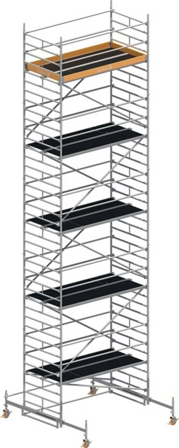 Fahrgerüst Uni Breit P2 Arbeits-B1500xL2850mm Alu.Gerüsthöhe 10610mm 2 kN/m²