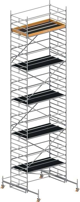 Fahrgerüst Uni Breit P2 Arbeits-B1500xL2850mm Alu.Gerüsthöhe 10610mm 2 kN/m²-0