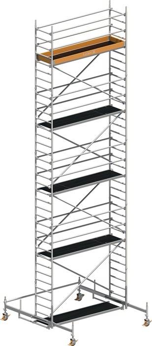 Fahrgerüst Uni Stand.P2 Arbeits-B750xL2850mm Alu.Gerüsthöhe 9610mm 2 kN/m²-0